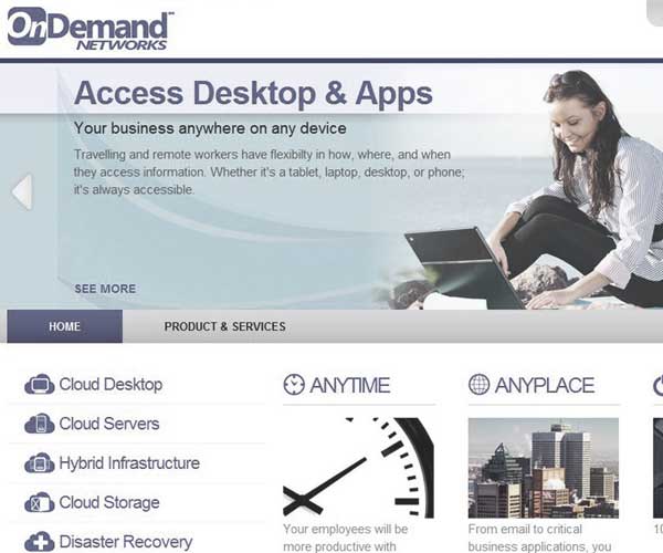 OnDemand Networks Website