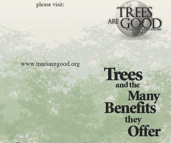 Trees Are Good Brochure